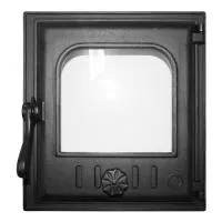 дверца fireway чугунная каминная (к402) 250x280 мм