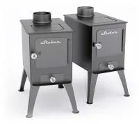 печь отопительно-варочная ермак stoker 50 с чугунной варочной поверхностью садовая дровяная антрацит