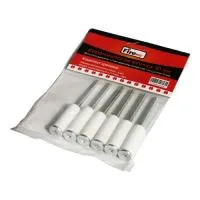 втулка керамическая тип 2м с саморезом для монтажа огнетермозащиты flamma (фламма), 6шт